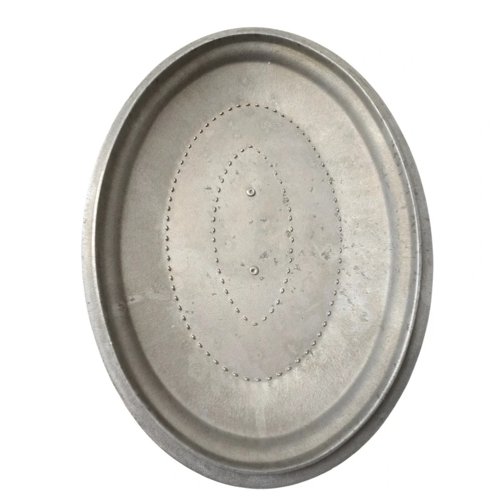 Vtg 1950s Miracle Maid Cast Aluminum Oval Roaster Dutch Oven with Basting Lid